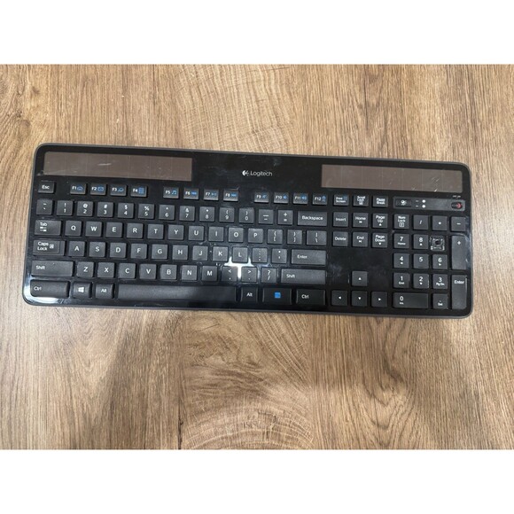 Logitech K750 Wireless Solar Keyboard Tested Working Great - Picture 1 of 4